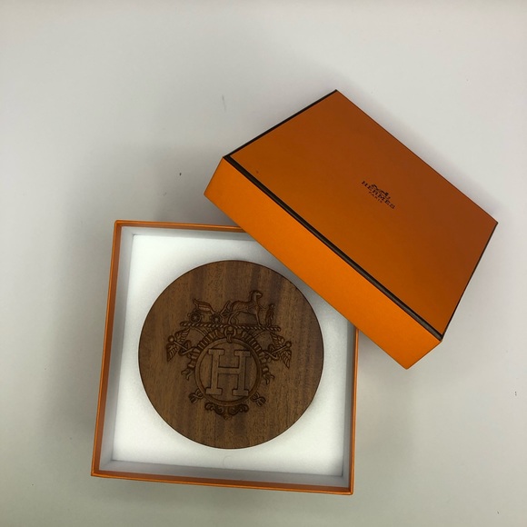 Hermes Ex-Libris Twilly Box, Mahogany Wood - Picture 4 of 5